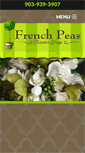Mobile Screenshot of frenchpeasflowers.com